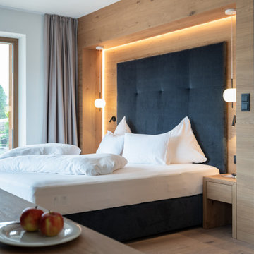 Hotel rooms modernization in Tesido, Italy