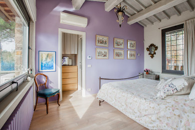 Design ideas for a country bedroom in Florence.