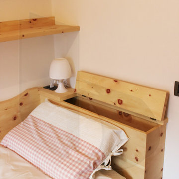 Camera da letto in legno di Cirmolo