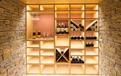Sous-sol de la Semaine : Une cave à vin d'inspiration chalet