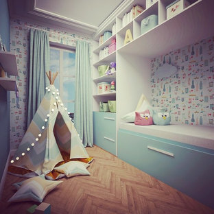 Idee per una piccola cameretta per bambini da 4 a 10 anni eclettica