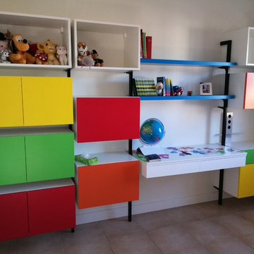 Chambre d'enfant colorée
