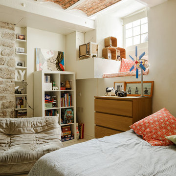 Chambre d'enfant dans un loft sur le 18e arrondissement de Paris