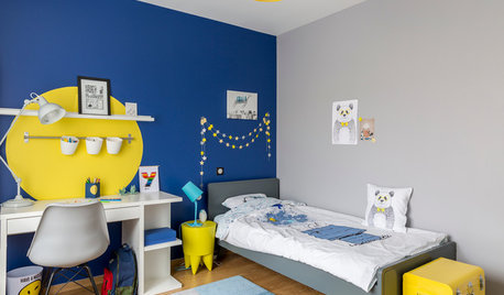 Chambre d'enfant de la semaine : Des couleurs pop pour un petit garçon