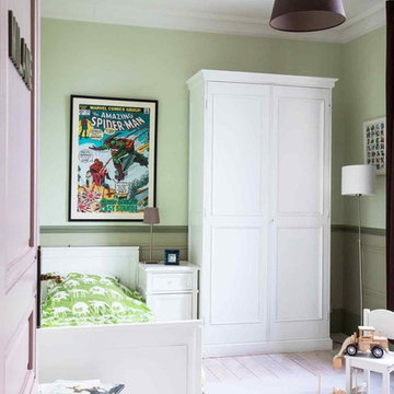 75 Beautiful Kids' Room with Purple Walls Pictures & Ideas - Style:  Farmhouse - March, 2023 | Houzz