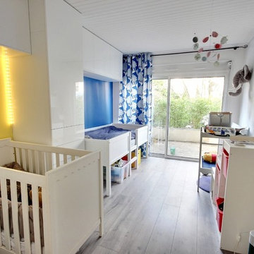 Rénovation d'une chambre d'enfants et salle de bain dans un appartement à Sèvres