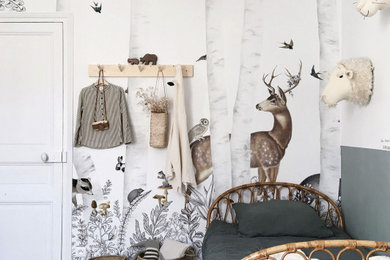 Example of a trendy kids' room design