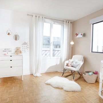 Création d'une chambre de bébé dans une pièce de vie à Nantes (44)