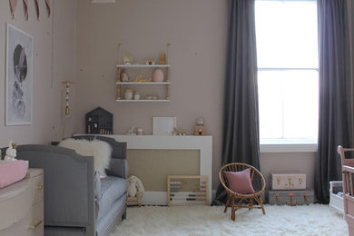 Inspiration for a scandi nursery in Paris.