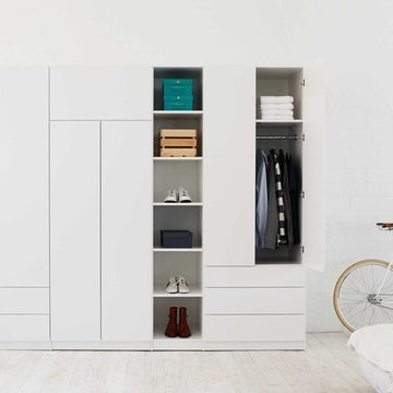 Armoire-penderie Elster Grande - Blanc