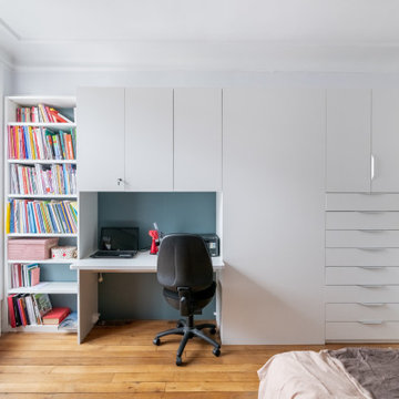 Armoire sur mesure séparation de pièce - Double face