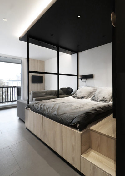 ラスティック 寝室 by Manon Papin | Architecte d'Intérieur