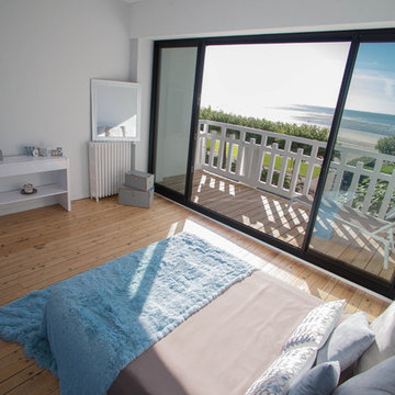 Home Staging -  Villa de prestige - La Baule (44) - Chambre cosy vue sur mer