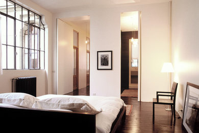 パリにあるコンテンポラリースタイルのおしゃれな寝室