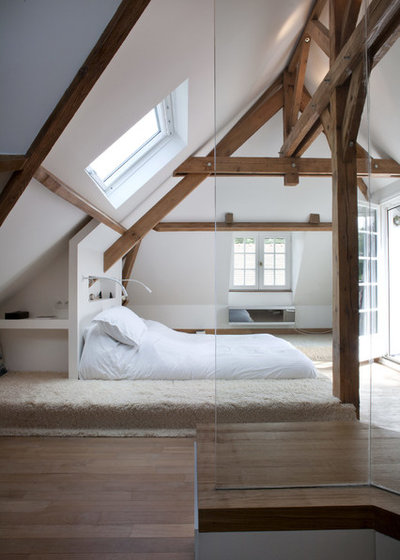 Rustikt Soveværelse by Olivier Chabaud Architecte - Paris & Luberon