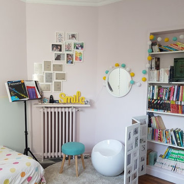 Rénovation complète d'une maison lumineuse et colorées