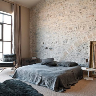 Idées déco pour une grand chambre parentale campagne.