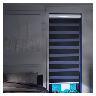Store Enrouleur Jour / Nuit Noir Occultant - Modern - Bedroom - Lille - by  MADECO Store | Houzz