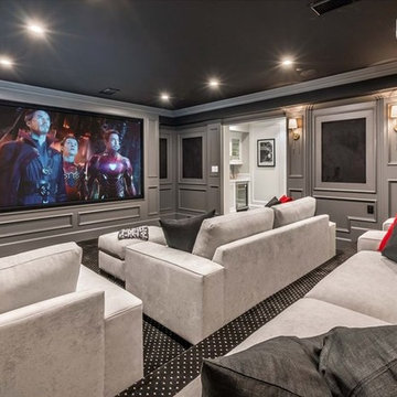 Gretna Green Way LA Remodeling cinema room