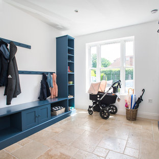 Inspiration for a rural cloakroom in London.