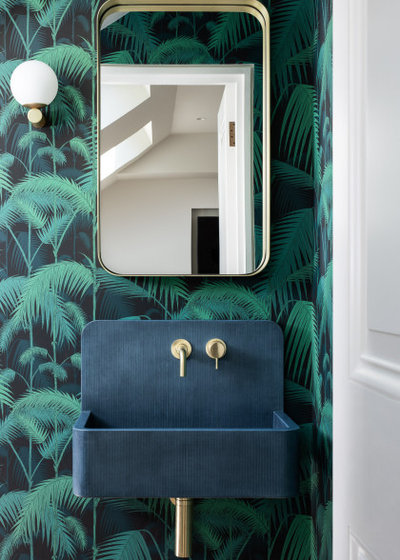 Contemporary Powder Room by Jo Cowen Architects