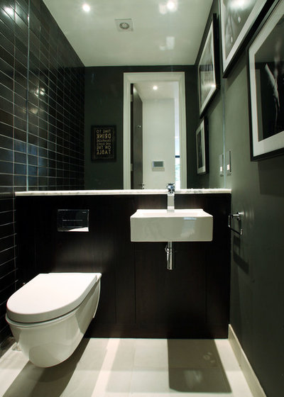 Contemporary Cloakroom by PEEK Architecture + Design Ltd