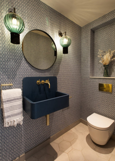 Modern Cloakroom by Samantha Watkins McRae