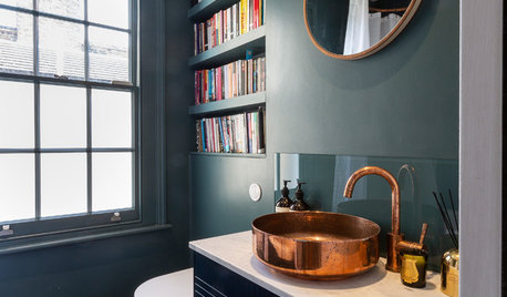16 Gorgeous Cloakrooms With Dark Walls