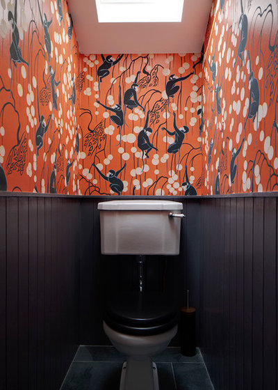 Eclectic Cloakroom by Brian O'Tuama Architects