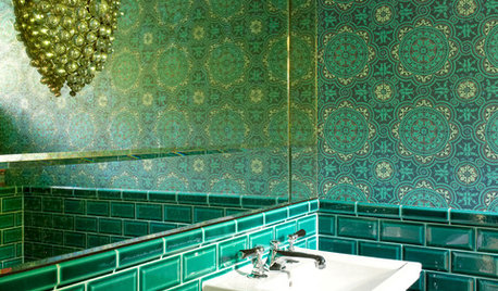 Badeværelse: Inspiration fra Orienten med fliser, farver og detaljer