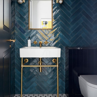 This is an example of a classic cloakroom in London.