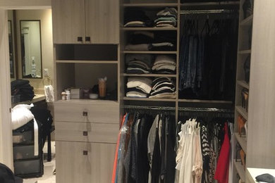 A Front Bedroom Transformed into a Walk-In Closet