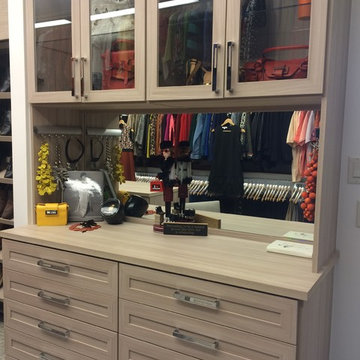 A New Master Closet Staging - After