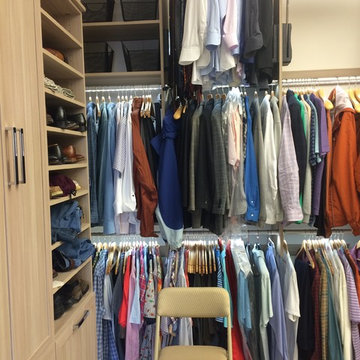 A New Master Closet Staging - Before