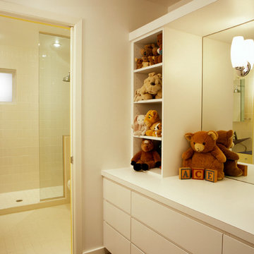A sophisticated bathroom renovation, from grade school to adulthood