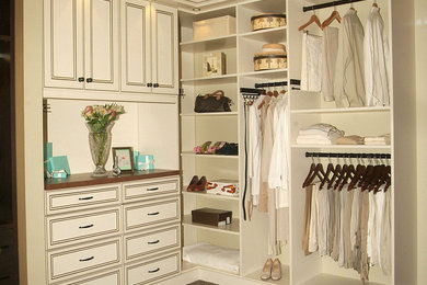 Add lighting to your custom closet.