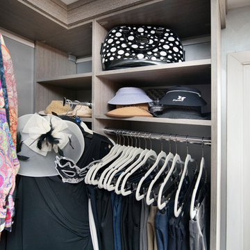 All That Glitters: Open Closet with Island