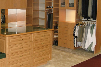 Apple Blossom Walk-In Closet with Center Island