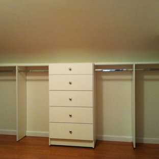 Attic Converted into Closet