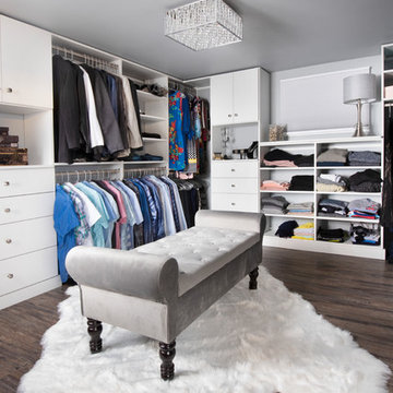 Basement Transforms into Master Closet