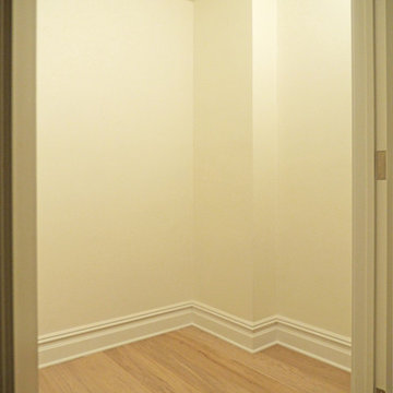 Bedroom Closet in Contemporary West Village Apartment Renovation
