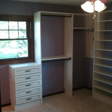 Bedroom into closet