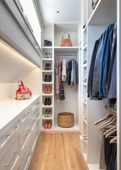 Transitional Closet by Gast Architects