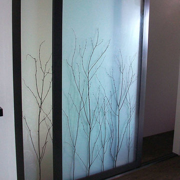 Birch Branch Thatch - Sliding Closet Doors / Room Dividers