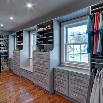 Brushed Gray Closet