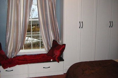 This is an example of a contemporary wardrobe in Boston.