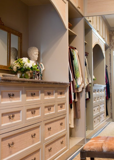 Traditional Closet by Charmean Neithart Interiors