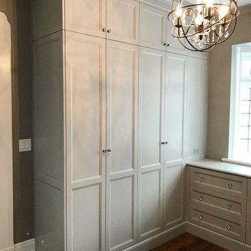 Classic and Contemporary Montclair Closet and Vanity