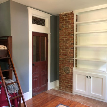 Closet and Bookcase painted
