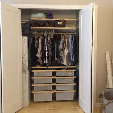 Closet/laundry after